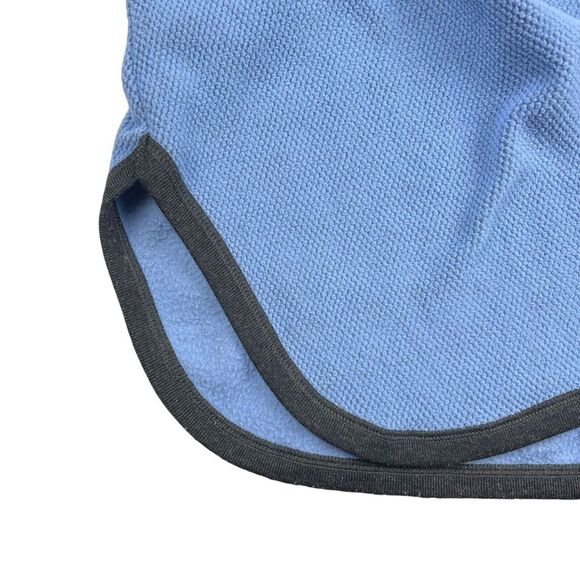 Vintage 70s Vanity Fair Robe Blue Gray Long House Coat Nightgown Full Zip Large - Picture 6 of 11